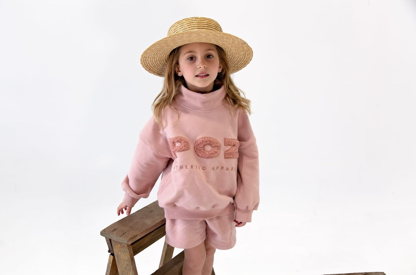 Kids Signature Logo Set - Dusty Pink